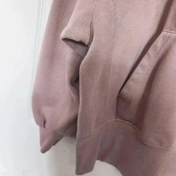 Cabin Fever Dusty Rose Oversized Kangaroo Pocket Style Hoodie Size S/M - Picture 4 of 11